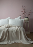 Çift Kişilik Pure Bej Nakışlı Lüks Pike Seti