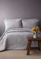 Çift Kişilik Savoy Gri Yatak Örtüsü Seti