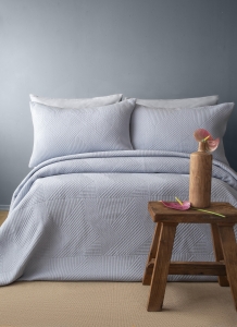 Çift Kişilik Savoy İndigo Yatak Örtüsü Seti