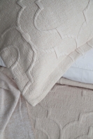 Çift Kişilik Serene Bej Timeless Yatak Örtüsü Nevresim Prime Set