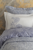 Çift Kişilik Sorella Cobalt Timeless Yatak Örtüsü Nevresim Prime Set