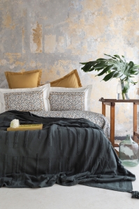 Çift Kişilik Stampino Petrol Trikolu Battaniyeli Nevresim Seti