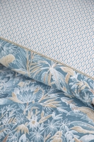 Çift Kişilik Tammy Bej Yatak Örtülü Nevresimli Set