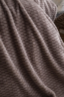 Çift Kişilik Trusty Vizon Jakar Desen Battaniye 200x220 CM