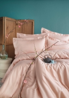 King Size Ellie Blush Bambu Nevresim Takımı