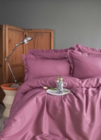 King Size Ellie Violet Bambu Nevresim Takımı