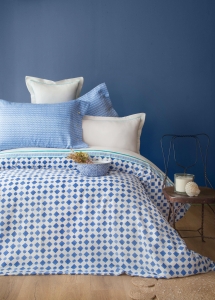 King Size Terra İndigo Tencel Nevresim Takımı