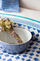 King Size Terra İndigo Tencel Nevresim Takımı