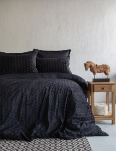 King Size Times Black Unique Touch Nevresim Takımı