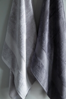 Lotus 90x150 CM 4'Lü Gri/Antrasit Havlu Aile Seti