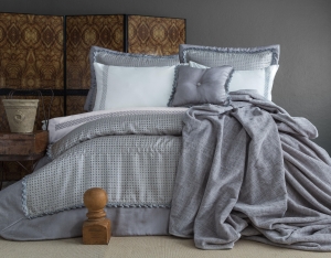 Safran Gri Çeyiz Seti