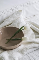 Tek Kişilik Belmont White Timeless Yatak Örtüsü Nevresimli Prime Set