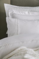 Tek Kişilik Belmont White Timeless Yatak Örtüsü Nevresimli Prime Set