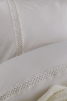 Tek Kişilik Belmont White Timeless Yatak Örtüsü Nevresimli Prime Set