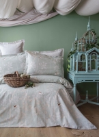 Tek Kişilik Elysian Adaçayı Nevresim Takımı