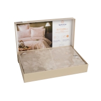 Tek Kişilik Elysian Bej Nevresim Takımı