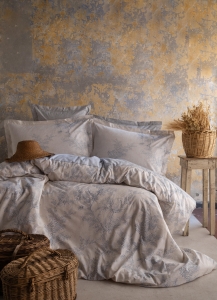 Tek Kişilik Mila Mavi Nevresim Takımı