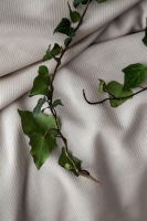 Tek Kişilik Tanya Bej Nevresimli Bambu Pike Takımı